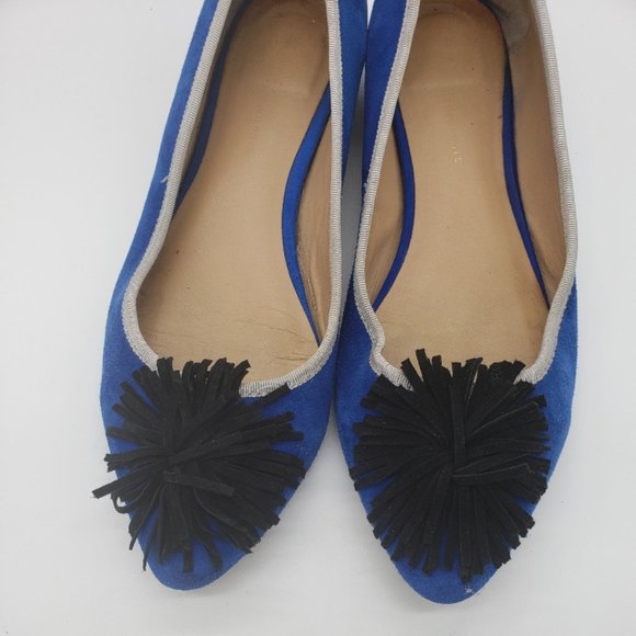 Anthropologie Blue Saude Shoes Size 8.5 - Picture 2 of 8